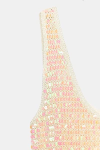 SEQUIN STRAP TOP