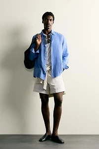 REGULAR FIT TAB SHORTS