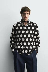 POLKA DOT SHIRT HARRY LAMBERT FOR ZARA X DISNEY