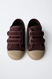 SPLIT LEATHER SNEAKERS