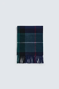 ÉCHARPE MÉLANGE LAINE À CARREAUX AARON LEVINE X ZARA