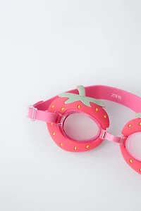 STRAWBERRY SWIM GOGGLES
