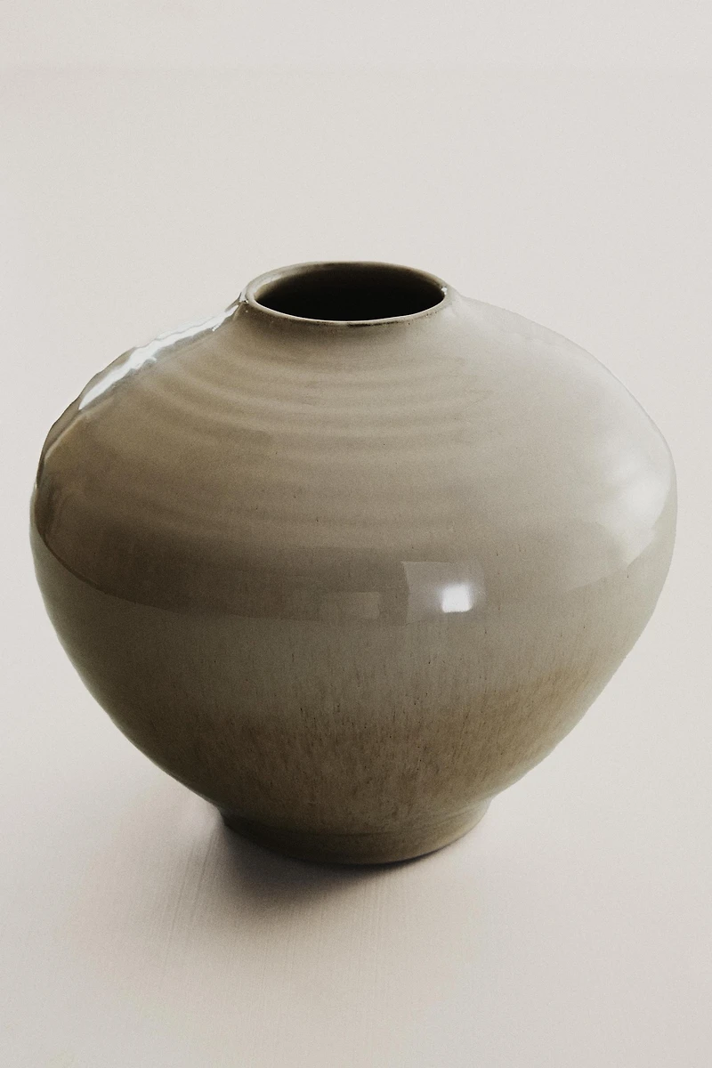 VASE GRÈS ÉMAILLÉ
