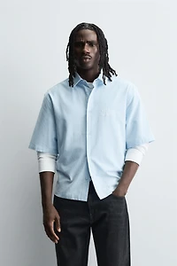 EMBROIDERED STRIPED SHIRT