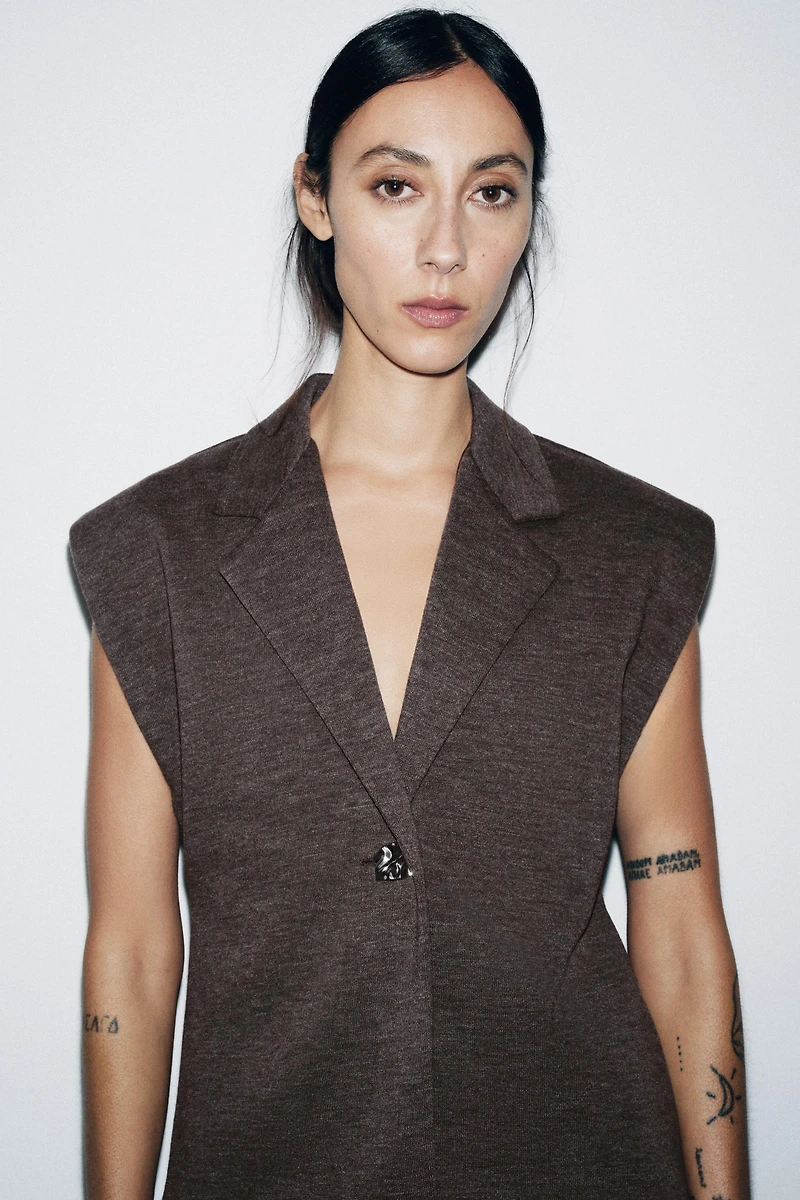 GILET À BOUTON