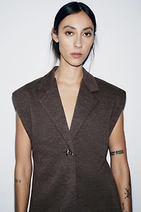 GILET À BOUTON