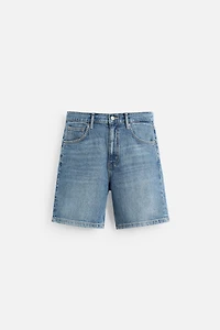 REGULAR FIT DENIM SHORTS