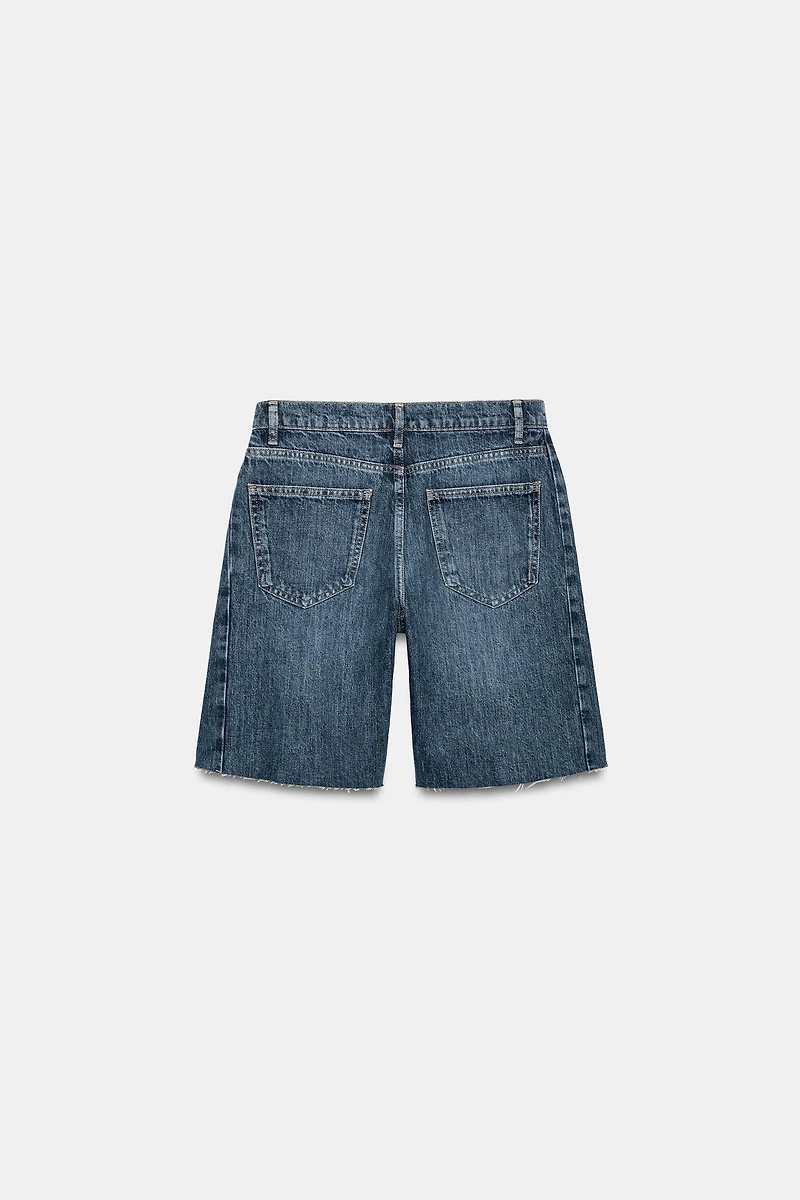 ZW COLLECTION RELAXED FIT MID-RISE DENIM SHORTS