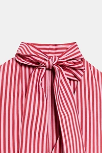 TOP ASYMÉTRIQUE À RAYURES