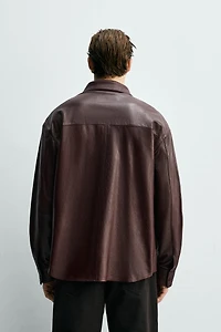 SURCHEMISE EN CUIR