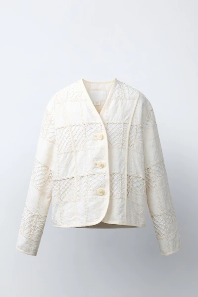 BLOUSON PATCHWORK