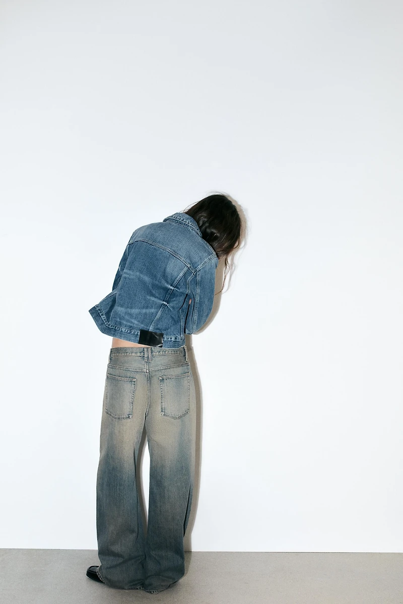 TRF LOW RISE BAGGY JEANS