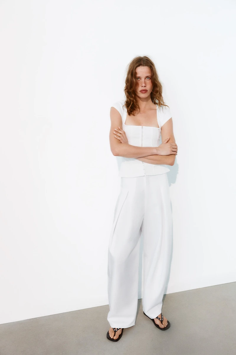 PLEATED BALLOON PANTS