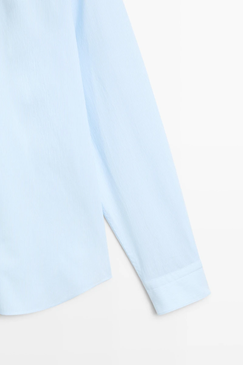 100% Cotton Pinstriped Shirt