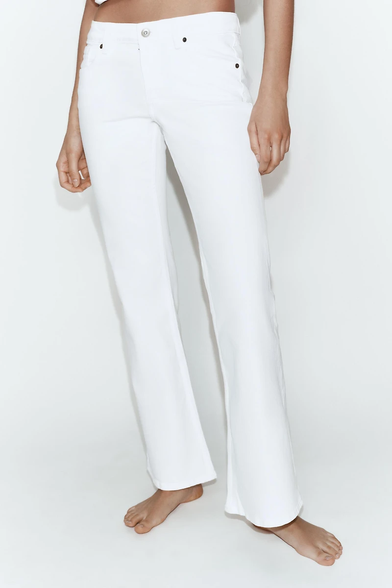 TRF LOW RISE BOOTCUT JEANS