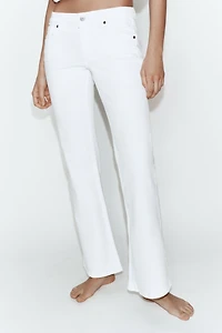 TRF LOW RISE BOOTCUT JEANS