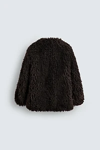 OVERSIZE FIT FAUX FUR COAT HARRY LAMBERT FOR ZARA X DISNEY