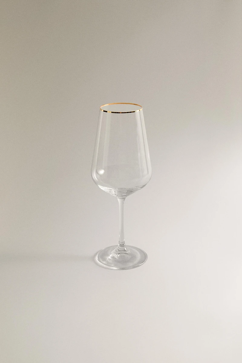 CHRISTMAS GLASS WITH LINES