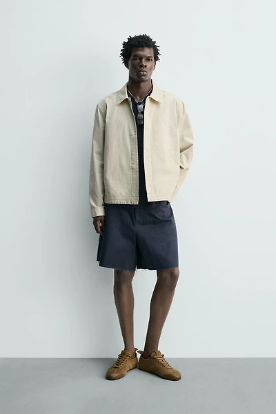 REGULAR FIT POPLIN OVERSHIRT