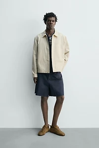 REGULAR FIT POPLIN OVERSHIRT