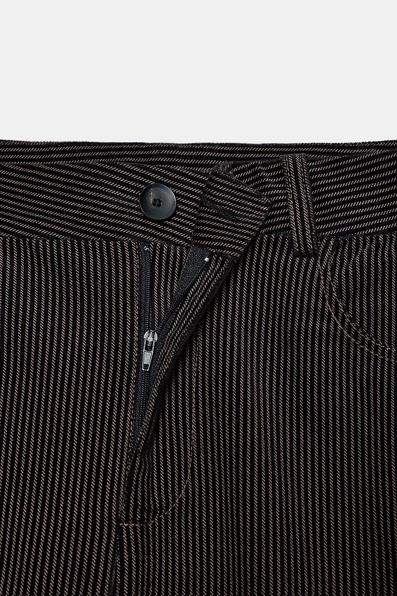 ZW COLLECTION STRIPED WIDE LEG PANTS