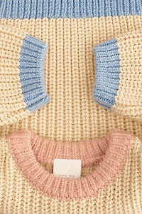 ZARA TIMELESS - PULL EN GROSSE MAILLE LISERÉS À CONTRASTE