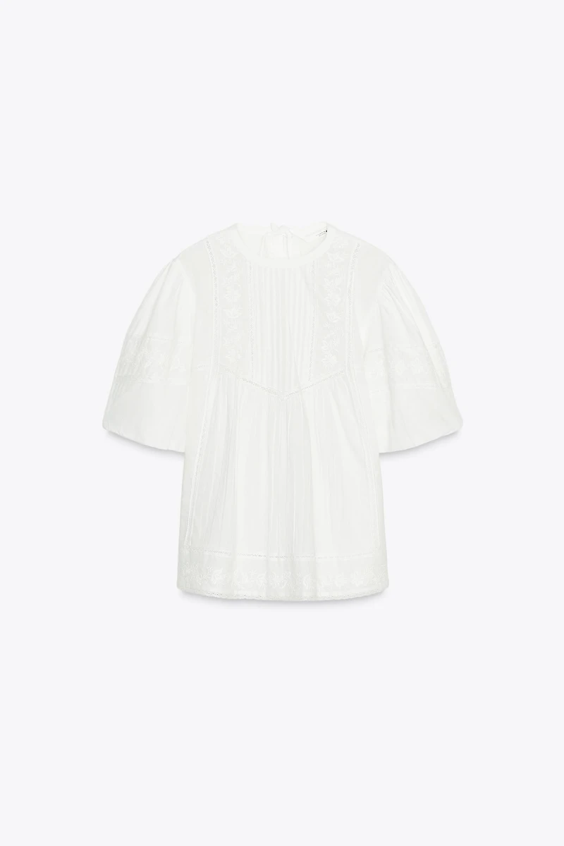 BLOUSE ROMANTIQUE BRODÉE ZW COLLECTION