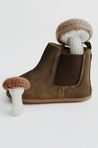 BAREFOOT SPLIT LEATHER BOOTS