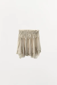 LIMITED EDITION GEORGETTE RUFFLE SKIRT