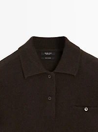 Pull 100 % cachemire avec poche