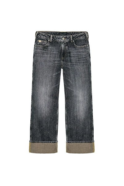 Z1975 MID-RISE CUFFED STRAIGHT JEANS