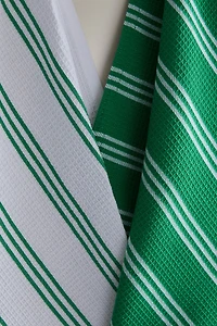 STRIPED KITCHEN TOWEL SET (PACK OF 2)