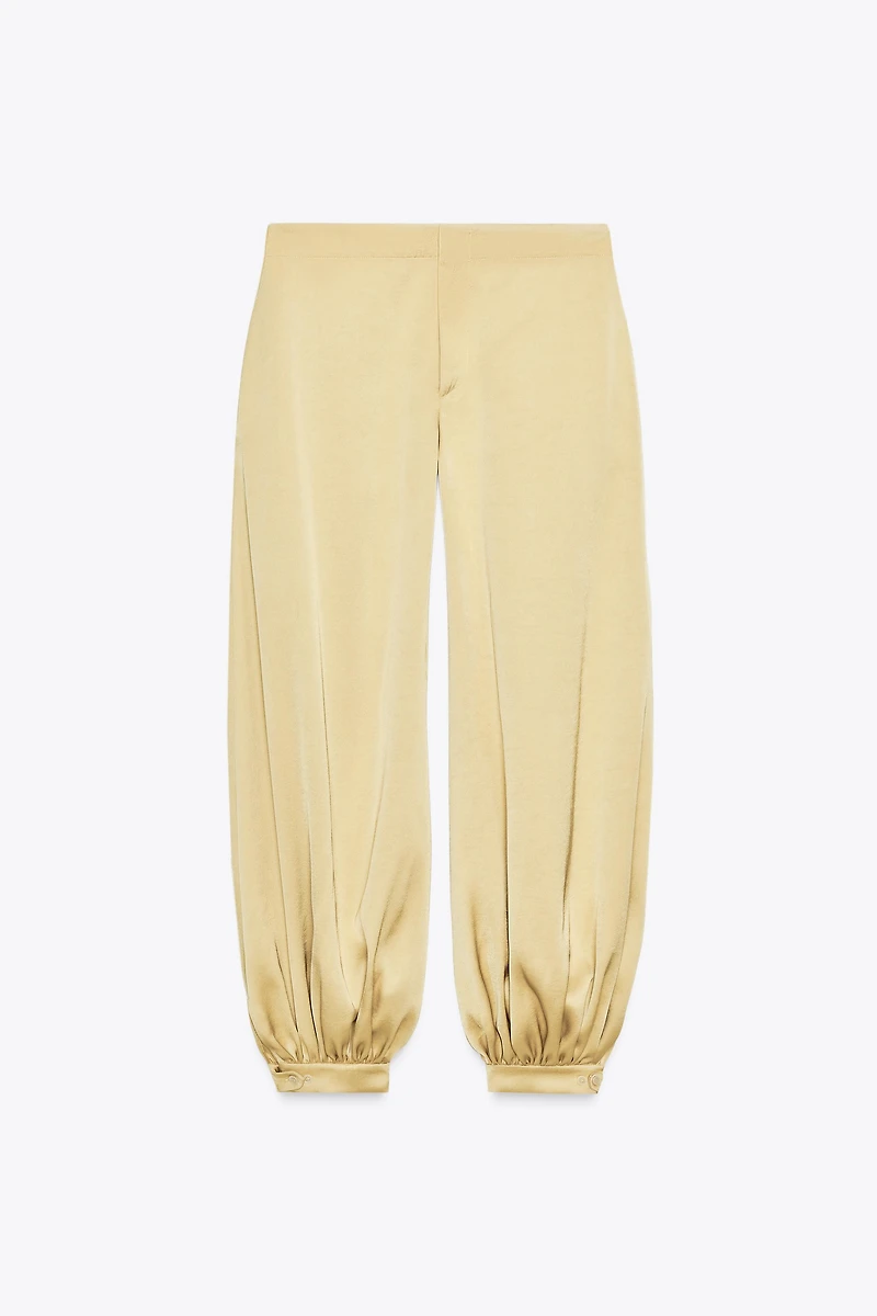 ZW COLLECTION SATIN BALLOON PANTS