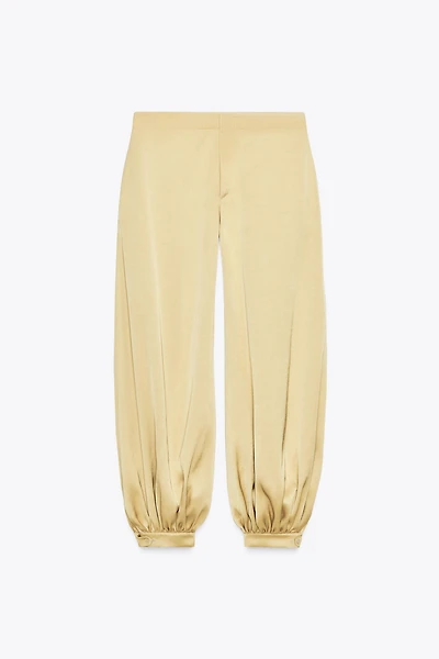 ZW COLLECTION SATIN BALLOON PANTS