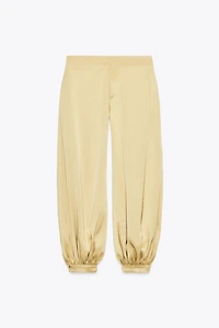 ZW COLLECTION SATIN BALLOON PANTS