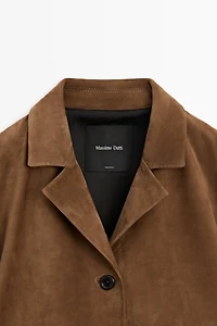 Blazer en daim 100% cuir