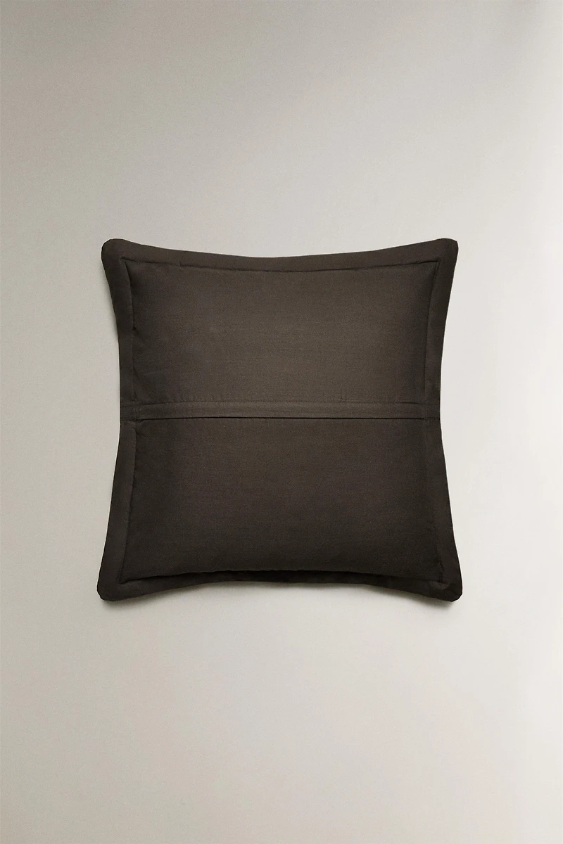 HOUSSE DE COUSSIN COTON CACHEMIRE