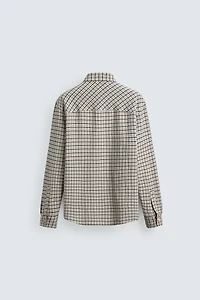 RELAXED FIT PLAID SHIRT
