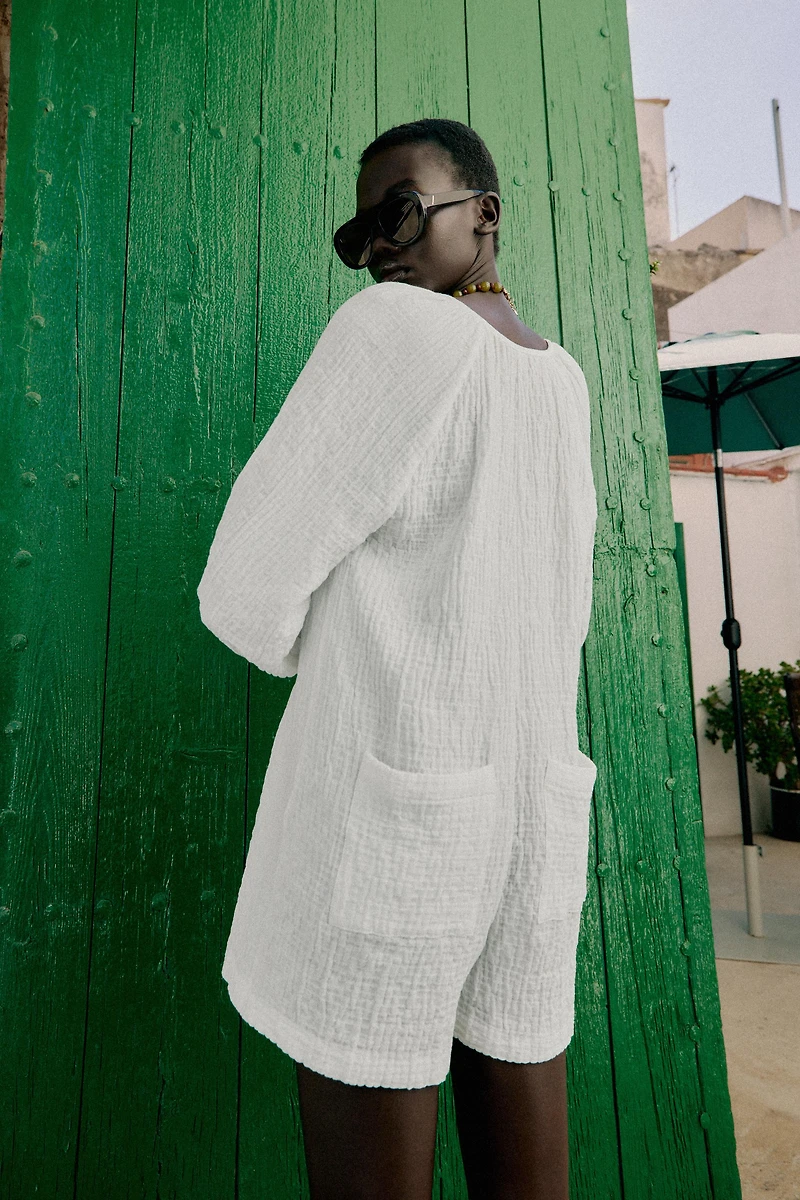 RUSTIC SHORT JUMPSUIT