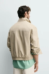 COTTON-LYOCELL REGULAR FIT JACKET