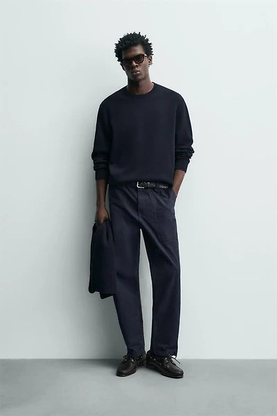 REGULAR FIT COTTON JUMPER
