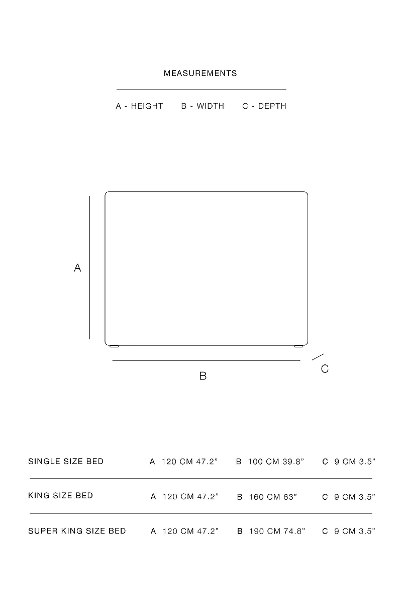 SQUARE HEADBOARD