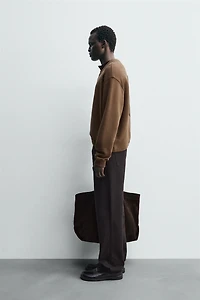 SWEAT COL ROND À RUBANS