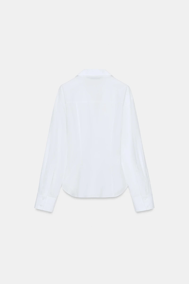 FITTED POPLIN SHIRT