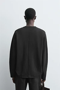 LONG SLEEVE SEAM T-SHIRT
