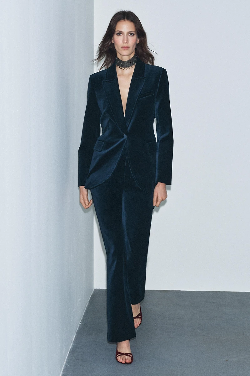 BLAZER EN VELOURS ZW COLLECTION