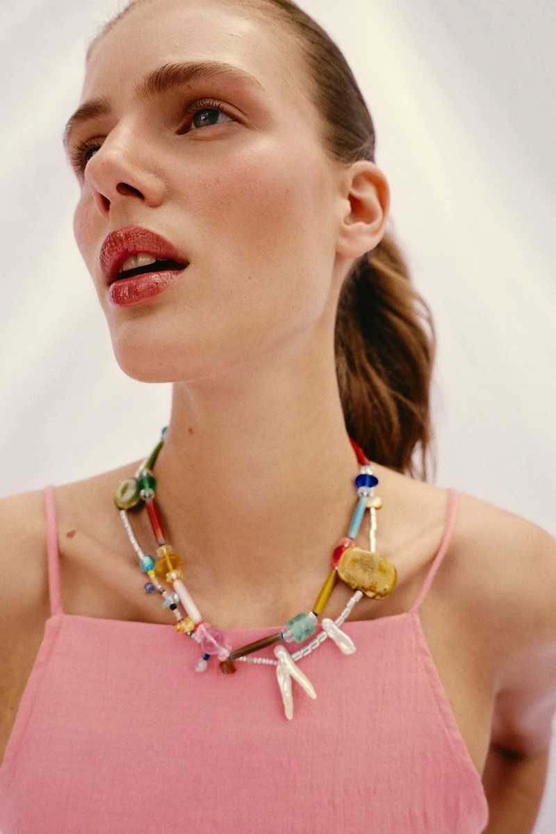 COLLIER FANTAISIE COQUILLAGES