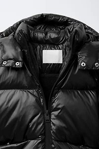 DOWN PUFFER COAT WATER REPELLENT AND WIND RESISTANT