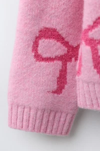 BOW KNIT JUMPER