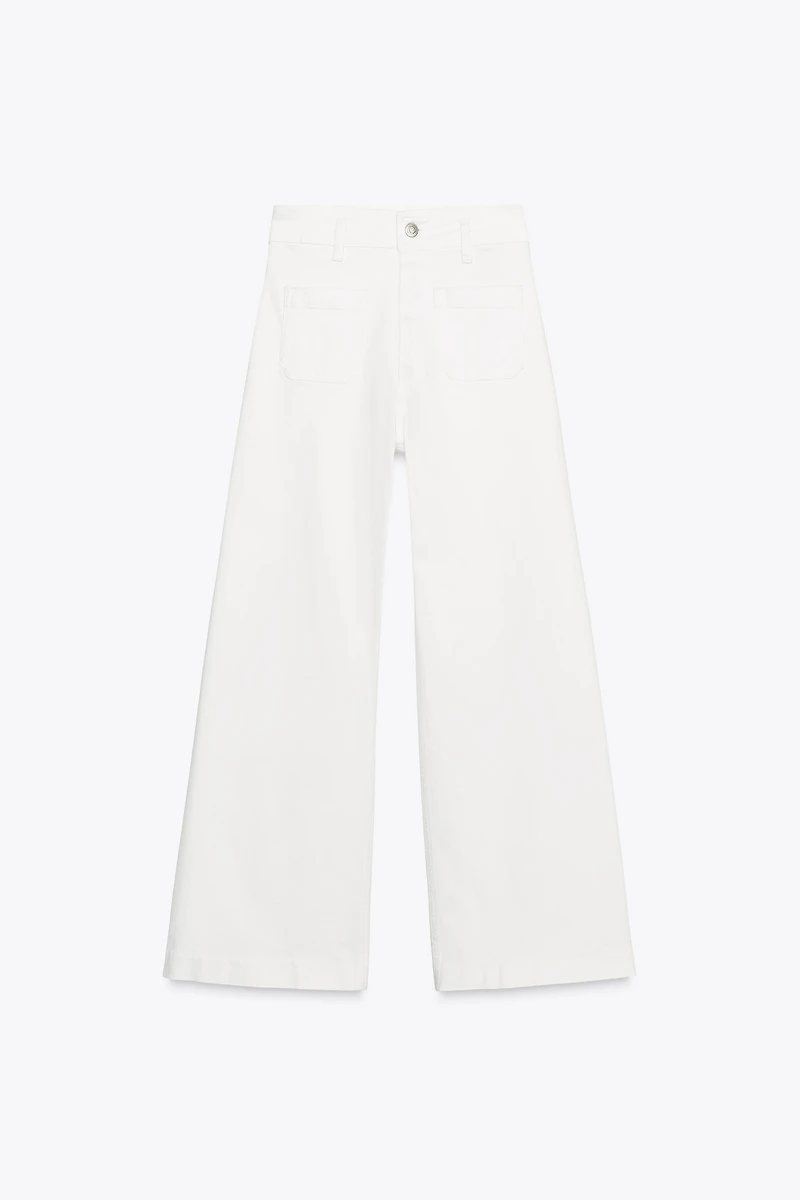 ZW COLLECTION HIGH WAIST WIDE LEG JEANS